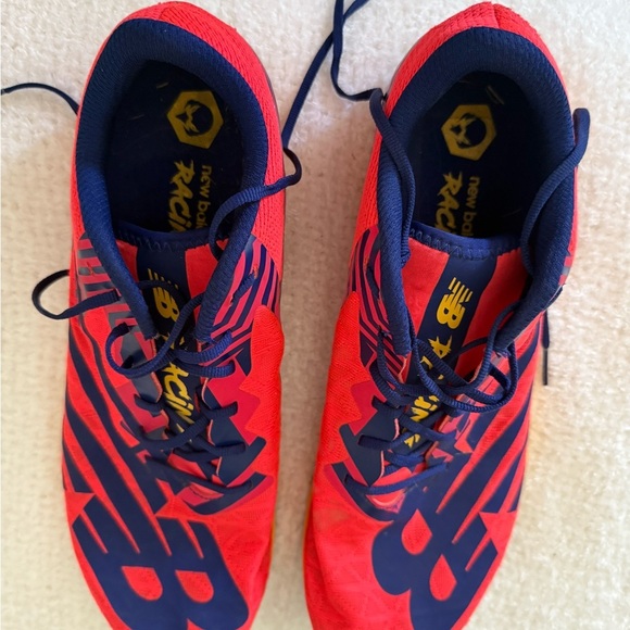 New Balance Athletic Shoes Blue and Orange Performance Design - Picture 1 of 5